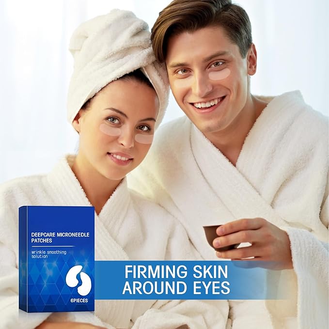 Malora Microglow Eye Patches, Malora Eye Patch, Microglow Patches, Everver Glowup Deep Care Microglow Patches, Women Face Wrinkles Deep Care Microglows Mask Set for Hydration & Soothing(2 Box)