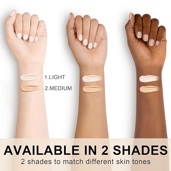 Mineral Eye Cream for Sunscreen, 3-in-1 Anti-Aging Eye Cream,Filter Phone Blue Light for Dark Circle and Fine Lines,15ML(#01 Light)