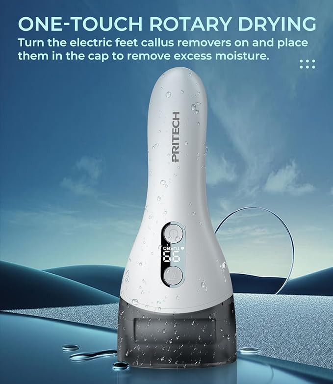 Electric Callus Remover for feet,Rechargeable Foot File Electronic Pedicure Tools Kit for Calloused Removal, Waterproof Electric Foot Scrubber Duty Feet Care for Heels Dead