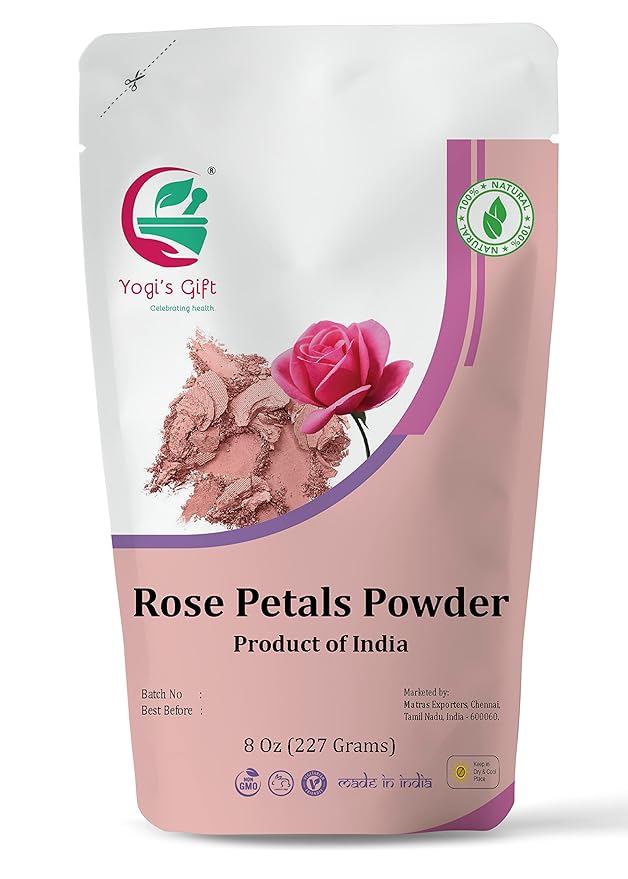 YOGI’S GIFT – Celebrating health Multi Pack | Pack of 5 Clays + Rose Petal Powder for bundle……