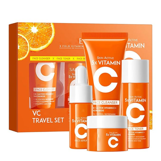 Vitamin C skin care set, hydrating and smooth skin,