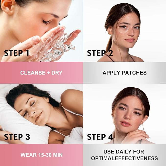 Reusable Wrinkle Patches 3 Pack - Silicone Fusion Treatment Forehead Patches for Brow Lift, Wrinkle Smoothers, Reduce Frown Lines & Face Lift (Eye)