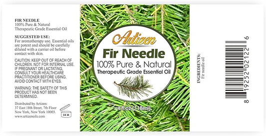 Artizen 4oz Oils - Fir Needle Essential Oil - 4 Fluid Ounces