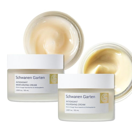 Day & Night Cream Duo - Moisturizing Cream & Nourishing Cream, Antioxidant, Deep Hydrating, CICA, Korean Skin Care