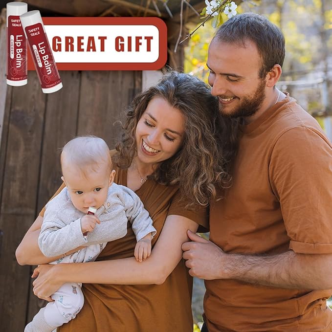 84 Pack Natural Lip Balm Bulk with Vitamin E and Coconut Oil - Moisturizing, Sootand cracked Lips, Mini Chap Stick Gifts for Kids Women Men- 14 Flavors - Non-GMO