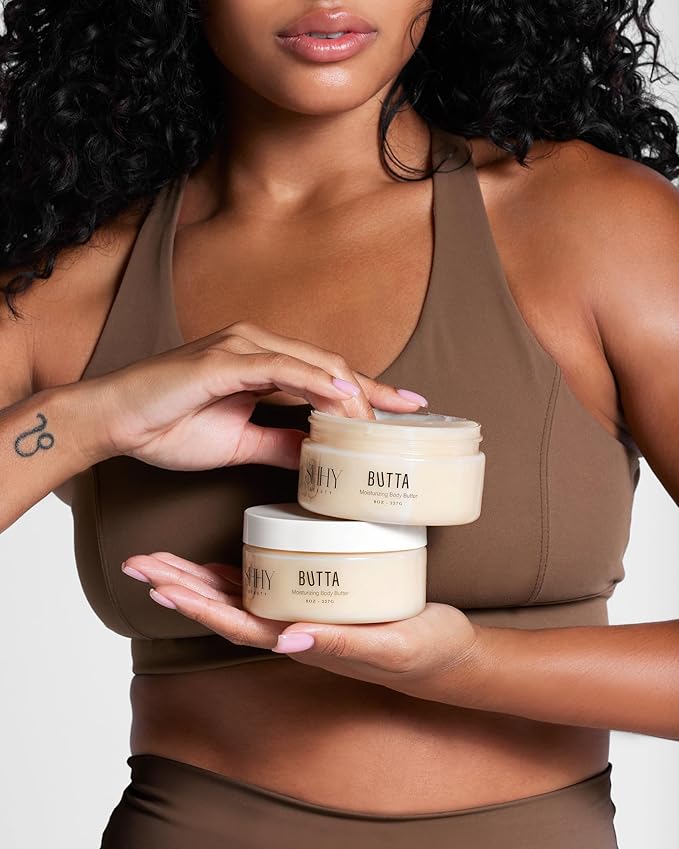 Butta Moisturizing Body Butter, Whipped Body Butter with Natural Shea, Natural Body Lotion for Body Glow, Deep Moisturizer and Body Care Lotion