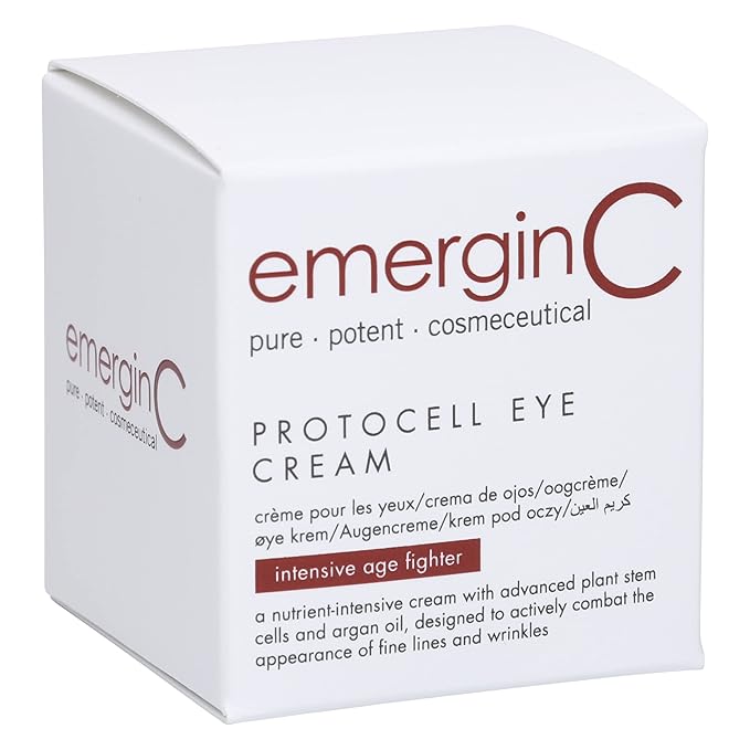 Protocell Eye Cream - Plant Stem Cell Eye Treatment with Hyaluronic Acid to Address Visible Signs of Aging (0.5 oz, 15 ml)