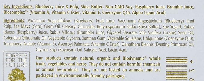 Eminence Blueberry Soy Night Recovery Cream for Unisex - 2 oz Cream