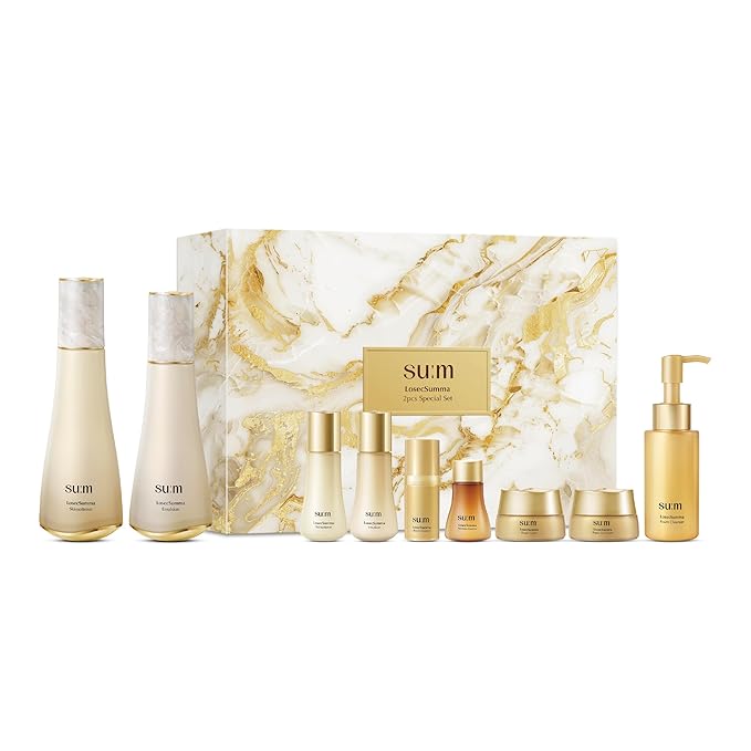 SU:M LOSECSUMMA Essence Duo Set (4 fl oz) - Advanced Anti-Aging Skincare. Infused with Troxerutin Complex™, Repair Elixir™, Avenaserine™ and Fermentation Technology