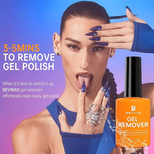 Gel Remover & Nail Latex for Nails Polish Gel Remover Gel Nail Polish Remover Set Nail Latex Tape Gel Remover & Nail Latex
