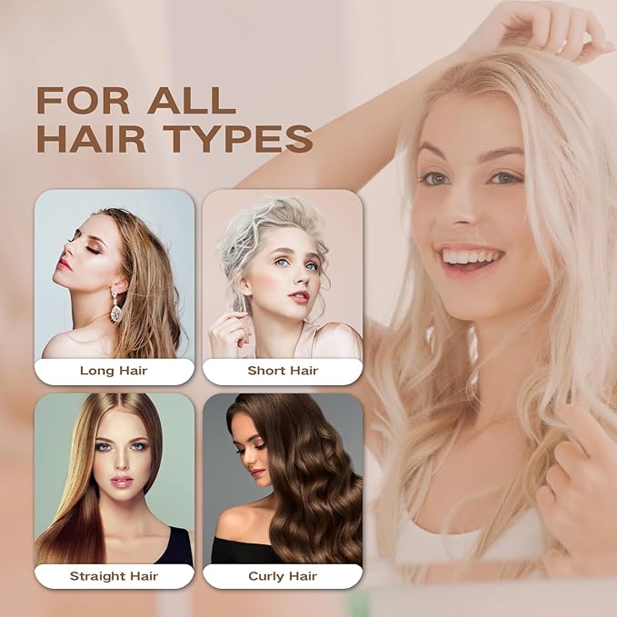 Natural Bamboo Hair Brush(No handle), Massaging Scalp, Detangling brush for Women, Men &Kids, Eco-friendly Natural Wooden for All Hair Types