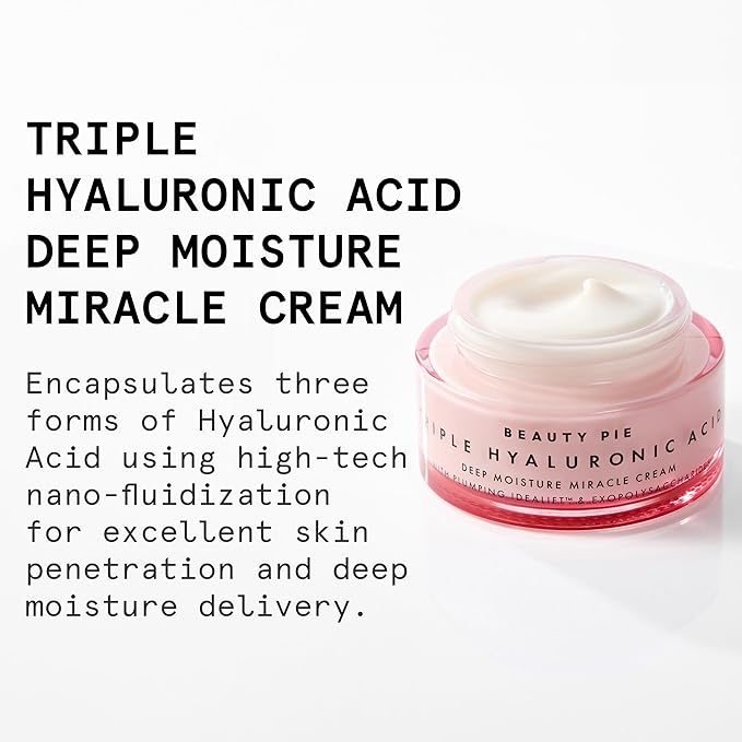 Beauty Pie Triple Hyaluronic Acid Deep Moisture Miracle Cream For Plumping, Firming & Anti-Aging