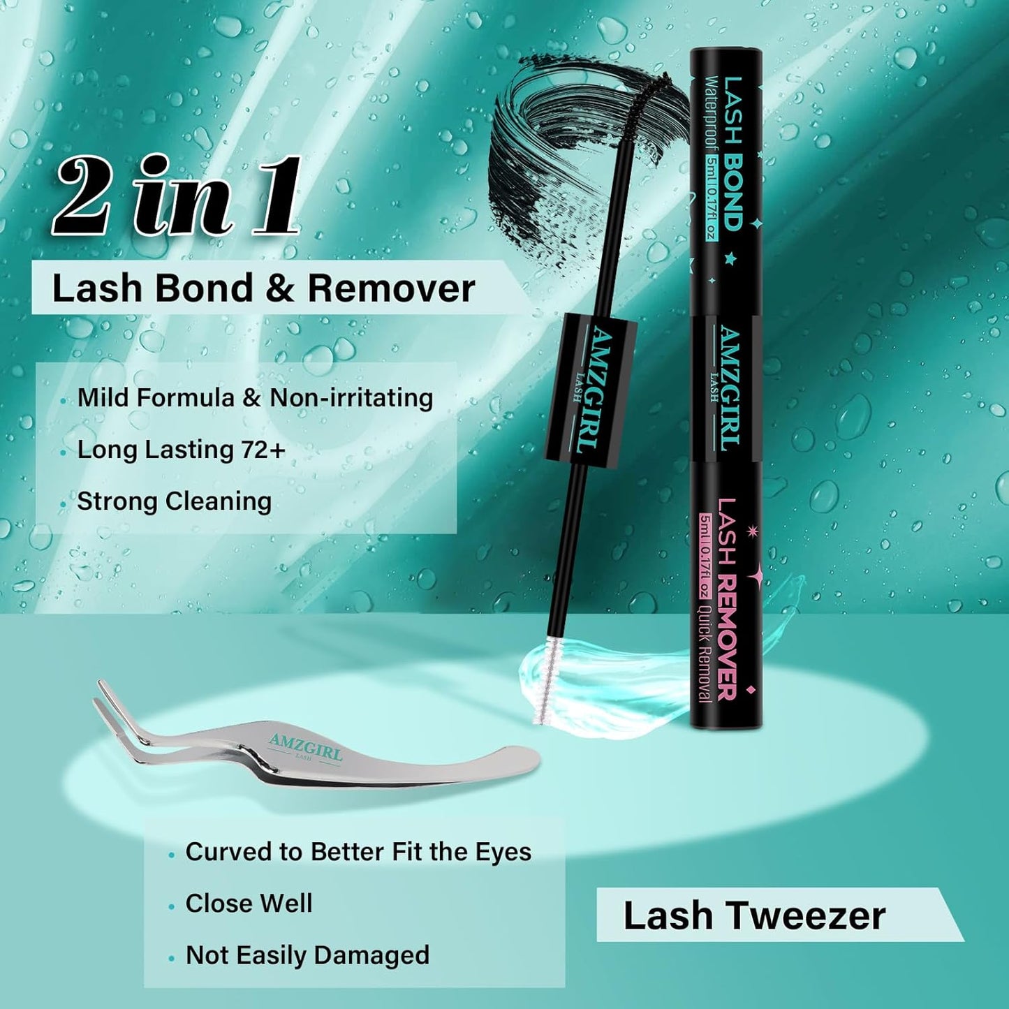 Lash Clusters Kit 200pcs, Eyelash Extension Kit 80D D Curl Diy Cluster Eyelashes Extensions Lash Bond and Remover Waterproof Lash Applicator Tools for 9-16mm Mix Lashes Beginner Self Use at home
