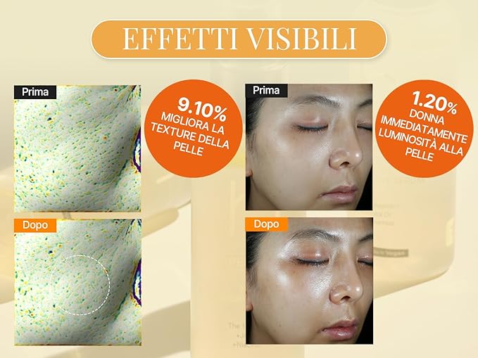 HAMEL Vegan Double Shot 12GF Core Glow Mist Serum, with Peptides, Collagen and Jojoba Oil, Glow Elasticity Spray Serum for Younger Looking Skin, All in One Care, 3.38 fl.oz.