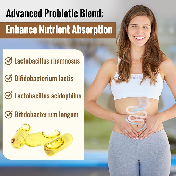 19-in-1 Hyaluronic Acid Capsules - Hylunaric Acid 1200 mg, with Collagen Peptides, Vitamin C, Phytoceramides - for Skin, Eyes, Gastrointestinal, Bones & Joint Lubrication (1 Pack)