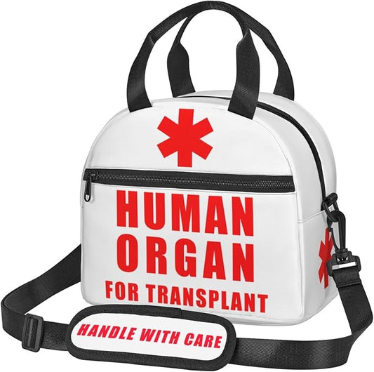 bassyil Insulated Lunch Bag Reusable Lunch Box With Adjustable Shoulder Strap Cooler Tote Bag For Men Women (red)