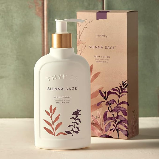 Thymes Sienna Sage Body Lotion - Hand and Body Cream (9.25 fl oz)