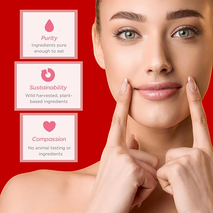 Wild Romance Travel Bundle | Wild Rose Tinted Lip Butter & Midnight Whipped Body Butter | All-Natural, Vegan Skincare for Kissable Lips & Velvety Skin | 6 Pure Ingredients