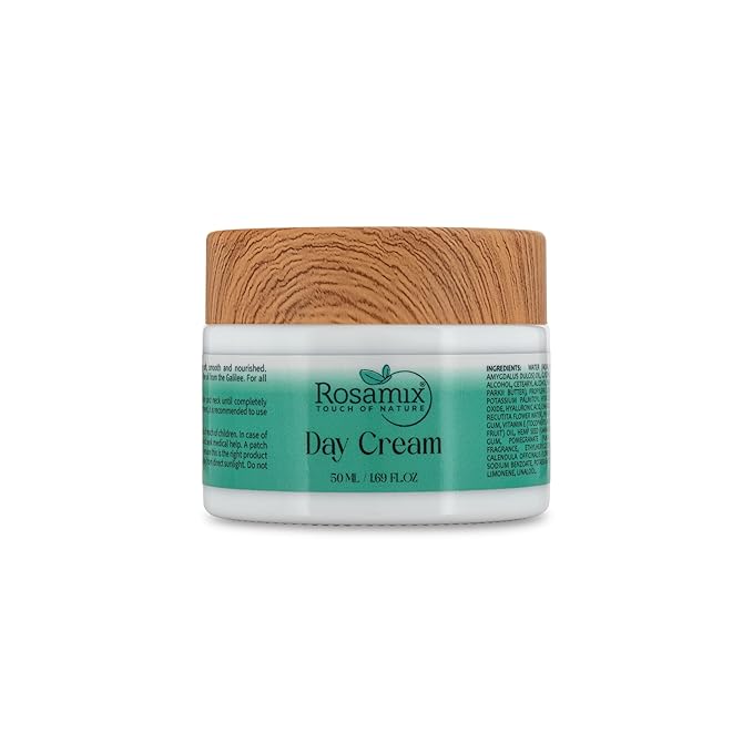 Daily Moisturizer Face Cream, Long-Lasting Hydration, Easy and Fast-Absorbing, Suitable for All Skin Types with Hyaluronic Acid & Olive Oil, 1.69FLOZ (50 ml)