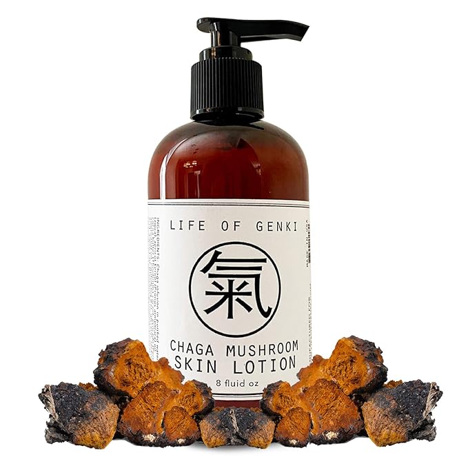 USA Made Vegan all Natural Chaga Mushroom skin lotion cream Moisturizing skin cream apricot kernel oil