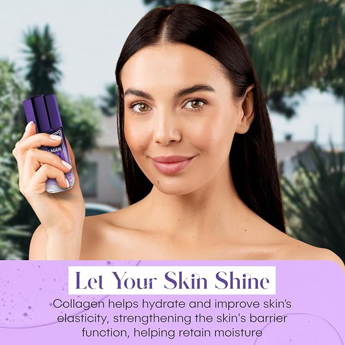 Collagen Anti-Aging Facial Serum - Deeply Moisturizing & Smoothing, Diminishes Dark Spots & Wrinkles - Dermatologist Tested, Korean Skin Care - 50mL / 1.69 fl.oz