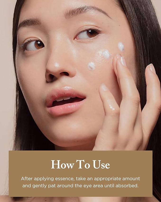 Hyoyong Korean Traditional Herbal Fermented Eye Cream Anti-Aging Treatment for Fine Lines Dark Circles with Lecithin, Botanical Extracts, Revitalizing for Sensitive Skin, 1.01 oz.