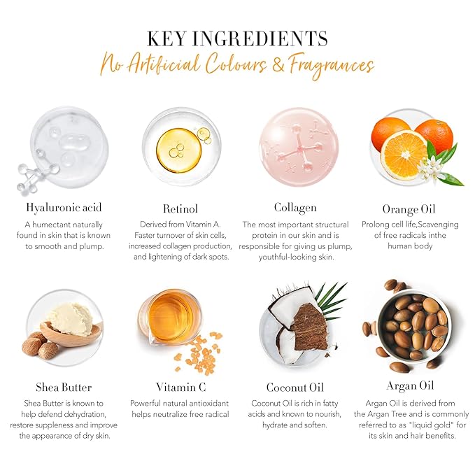 Skin Care Set for Women - Rosa Acca 28pcs Facial Kit at Home, Birthday Gifts Orange Vitamin C, Spa Gift Baskets for Women with Face Cream, Bath Oil, Mothers Day