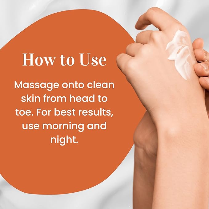 Saavy Naturals Sweet Orange Body Cream for Women, Absorbent Shea Butter Vegan Formula for Women, Thick and Creamy, Naturally Scented Body Lotion for Dry Skin, 8.5 Oz, 2 Pack