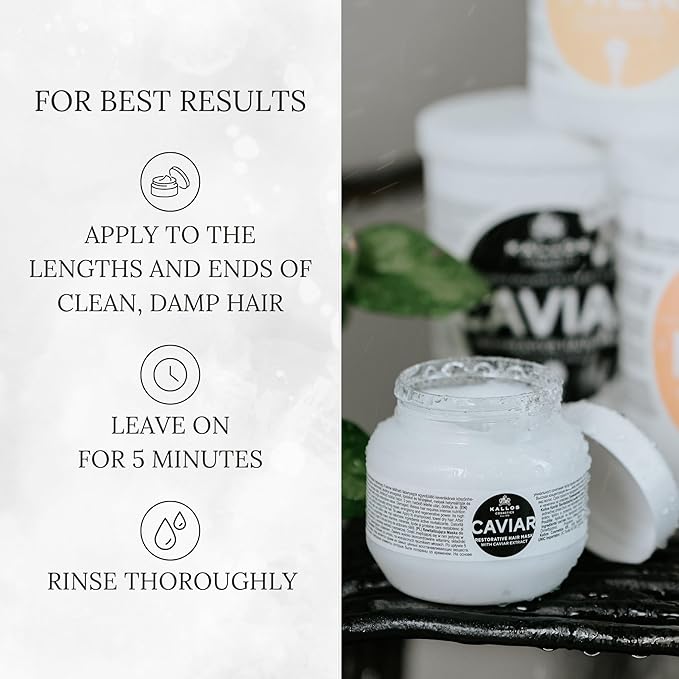 Kallos KJMN Keratin Regenerating Hair Mask with keratin and milk protein for dry, damaged and chemically treated hair 275 ml - 9,3 Fl Oz