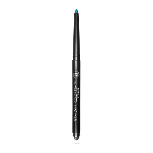 Revlon ColorStay Pencil Waterproof Eyeliner, Smudge-Proof, Eye Makeup with Built-In Sharpener, Packaging May Vary, 210 Teal, 0.01 oz