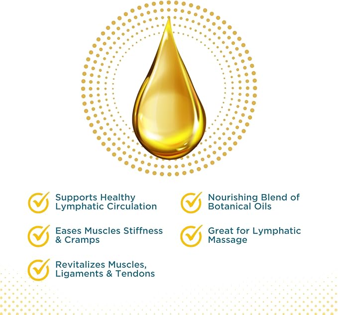 LymphoCare Massage Oil and Skin Lotion 8oz