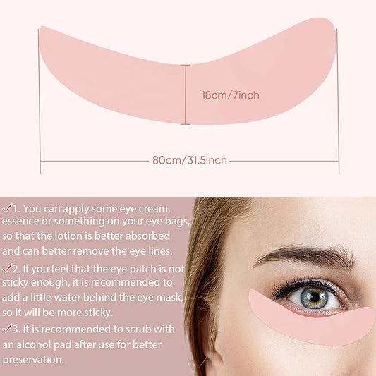 Libeauty Reusable Lash Extension eye pads 3 pairs Eyelash Lift/T-int Under Eye Gel Silicone Pads Patches Kit Soft and Skin-Friendly