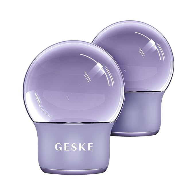 SmartAppGuided™ Cool & Warm Face & Body Massager | 7 in 1 | Multifunctional Massager | Face & Body | Battery-free Cooling & Warming | Firms, Relaxes & De-Puffs Skin | Globular Design