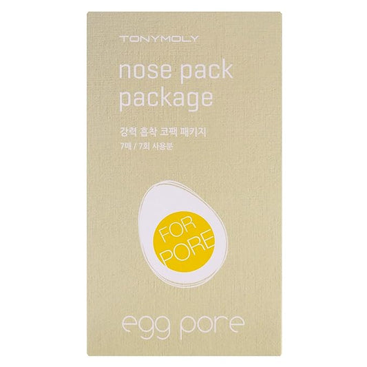 TONYMOLY Egg Pore Nose Strips for Pores, Blackhead Remover Strips, Deep Cleansing Korean Skin Care, 7 pk