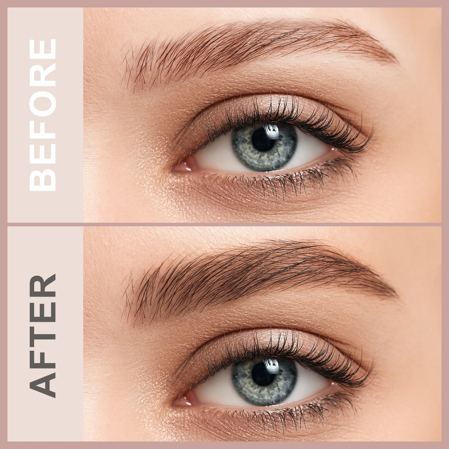 LAVONE 2-IN-1 Dual-ended Waterproof Eyebrow Pencil, with 4 Tip Microblading Pen and Ultra-Precise Brow Pencil, Dual-ended Eyebrow Brush, for Natural Looking Dark Brunette