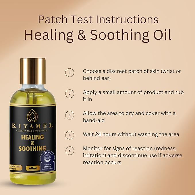 Healing & Soothing Essential Oils for Itchy Dry Skin, Restorative Body Oil with Vitamin E, Argan, and Jojoba, Moisturizing and Soothing Skincare for Adults and Kids