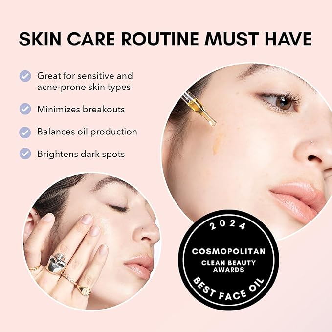 Clover Balancing Oil | Supports Clearer Skin, Promotes a Healthy Complexion, and Enhances Natural Radiance | Cruelty-Free & Vegan Face Oil - 30ml