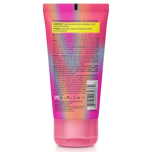 Yes To Grapefruit Vitamin C Glow-Boosting Unicorn Mud Mask , 2 Fl Oz (Pack of 1)
