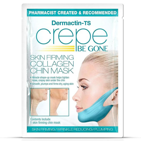 Collections Etc Dermactin-TS Crepe Be Gone Skin Firming Collagen Chin Mask .35 ounce Packette
