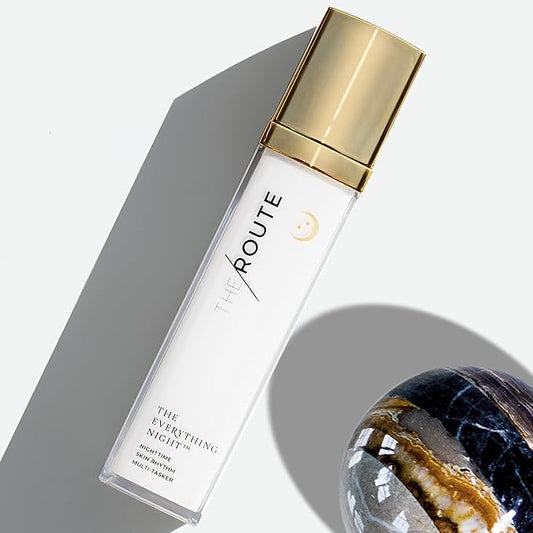THE ROUTE BEAUTY THE EVERYTHING NIGHT Multi-Tasking Nighttime Active Moisturizer: Rejuvenates, Restores and Balances (1.7 Fl Oz)