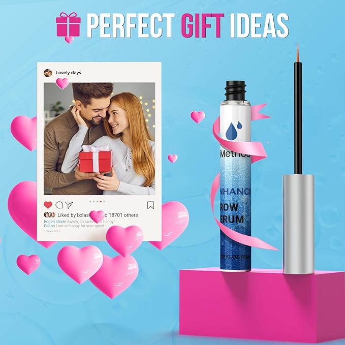 iMethod Eyebrow Growth Serum - Eyebrow Serum to Grow Brows, Thicker Brows in 4 Weeks, Brow Boost, Natural Eye Brow Enhancer 5ML, Clear