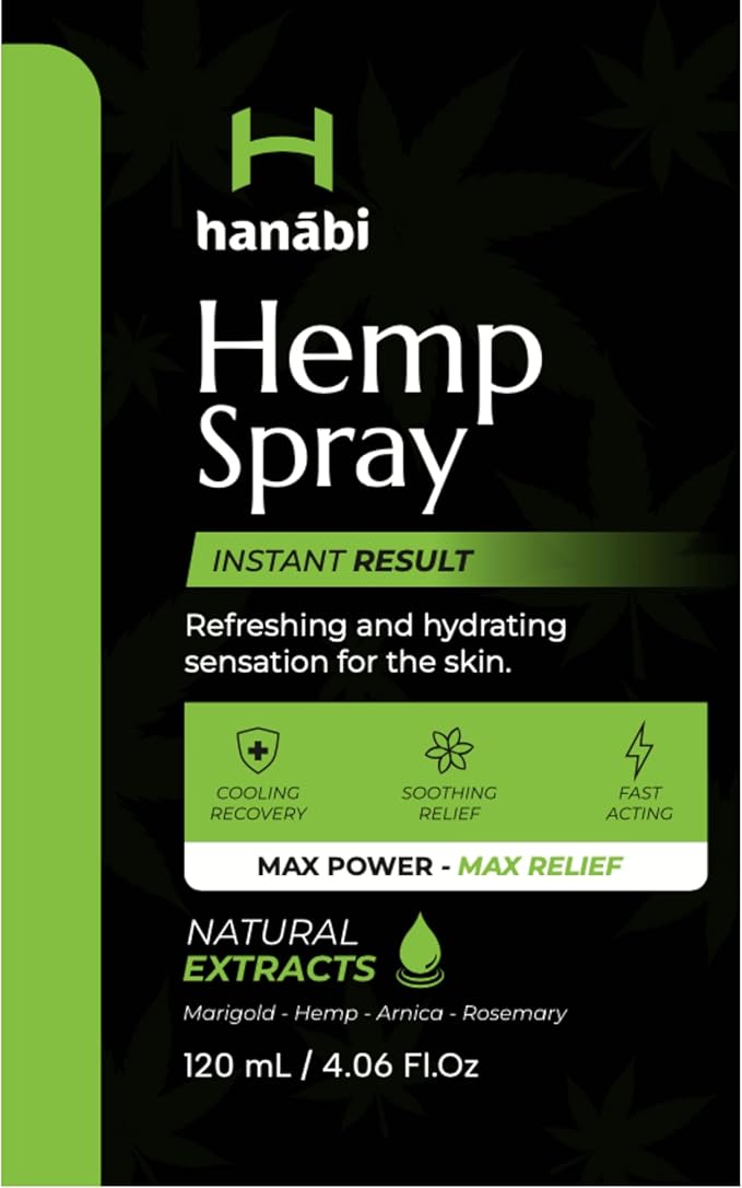 Premium Hemp Spray | Maximum Strength 10,000mg Hemp Oil Infused | Better Than Hemp Cream | GMO Free | Hemp Seeds Oil, Calendula, Lavender & Arnica | Organic & Vegan Relife - 4.1 Oz