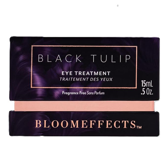 Bloomeffects - Natural Black Tulip Eye Treatment Cream | Clean, Non-Toxic Skincare (.5oz | 15mL)