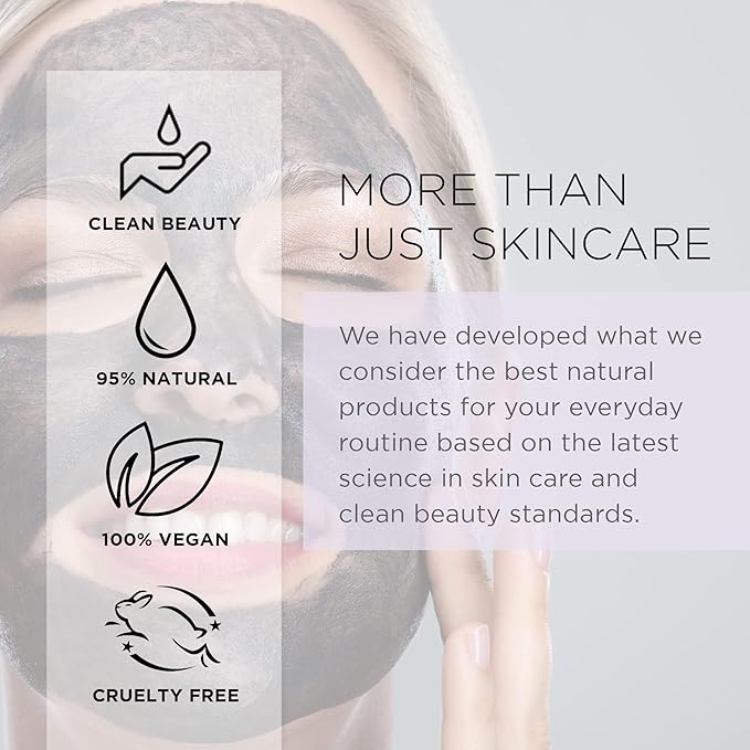 AZURE Charcoal & Pearl Luxury Anti Aging Peel Off Face Mask- Moisturizing & Purifying - Removes Blackheads, Dirt & Oils - With Hyaluronic Acid & Collagen - Skin Care - Pack of 2