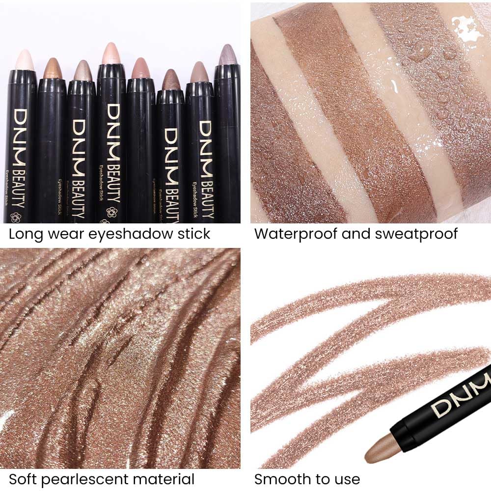 Kaely 2Pcs Cream Eyeshadow Sticks Set for Eyes Waterproof,Taupe Shimmer & Bronze Shimmer Matte Eye shadow Stick Pencil Pen Bulk sombras en crema para ojos 19+20