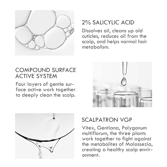 KIMTRUE Scalp Treatment, Anti-dandruff Refreshing Scalp Deep Cleansing Gel for oily itchy scalp- 10ml x10pcs