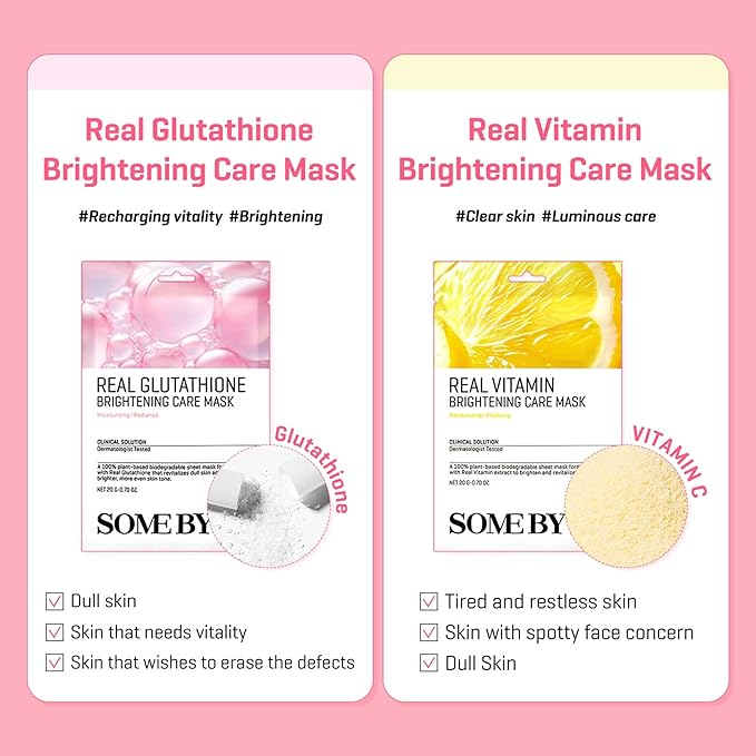 SOME BY MI Real Aloe Soothing Care Mask - Pack of 10 - Made from Real Aloe for Dry and Oily Skin - Daily Vegan Korean Sheet Mask for Skin Calming and Soothing - Korean Skin Care
