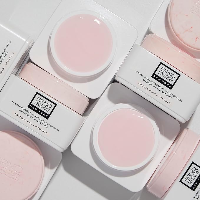Erno Laszlo Hydra-Therapy Memory Gel Sleep Mask, Overnight Hydration, Leave-on Face Mask with Antioxidants and Vitamin E for Smooth and Elastic Skin During Sleep, 1.35 Fl Oz