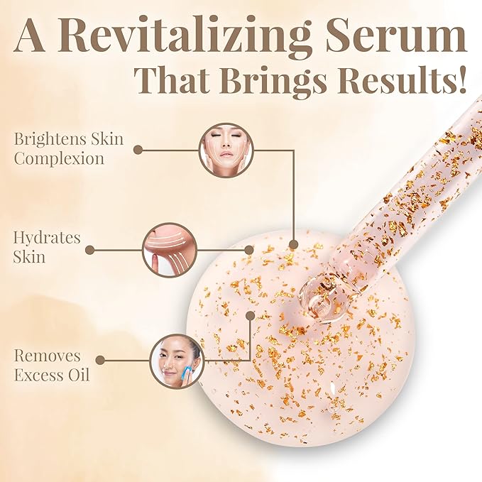 Strawberry Serum with Gold Flakes Essence