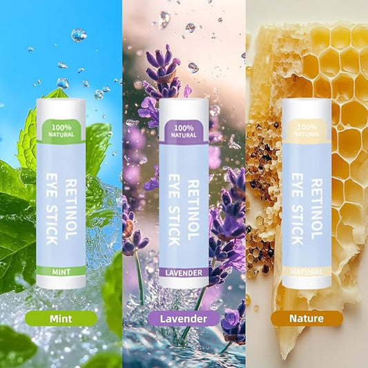 Hydrating Multi Balm Stick, All-in-One Hydrating Lip Balm Eye Cream Neck Cream Make Up Base, Reduce Wrinkle & Moisturizing Moisturizer For Face Skin Care(0.13oz *24pcs)